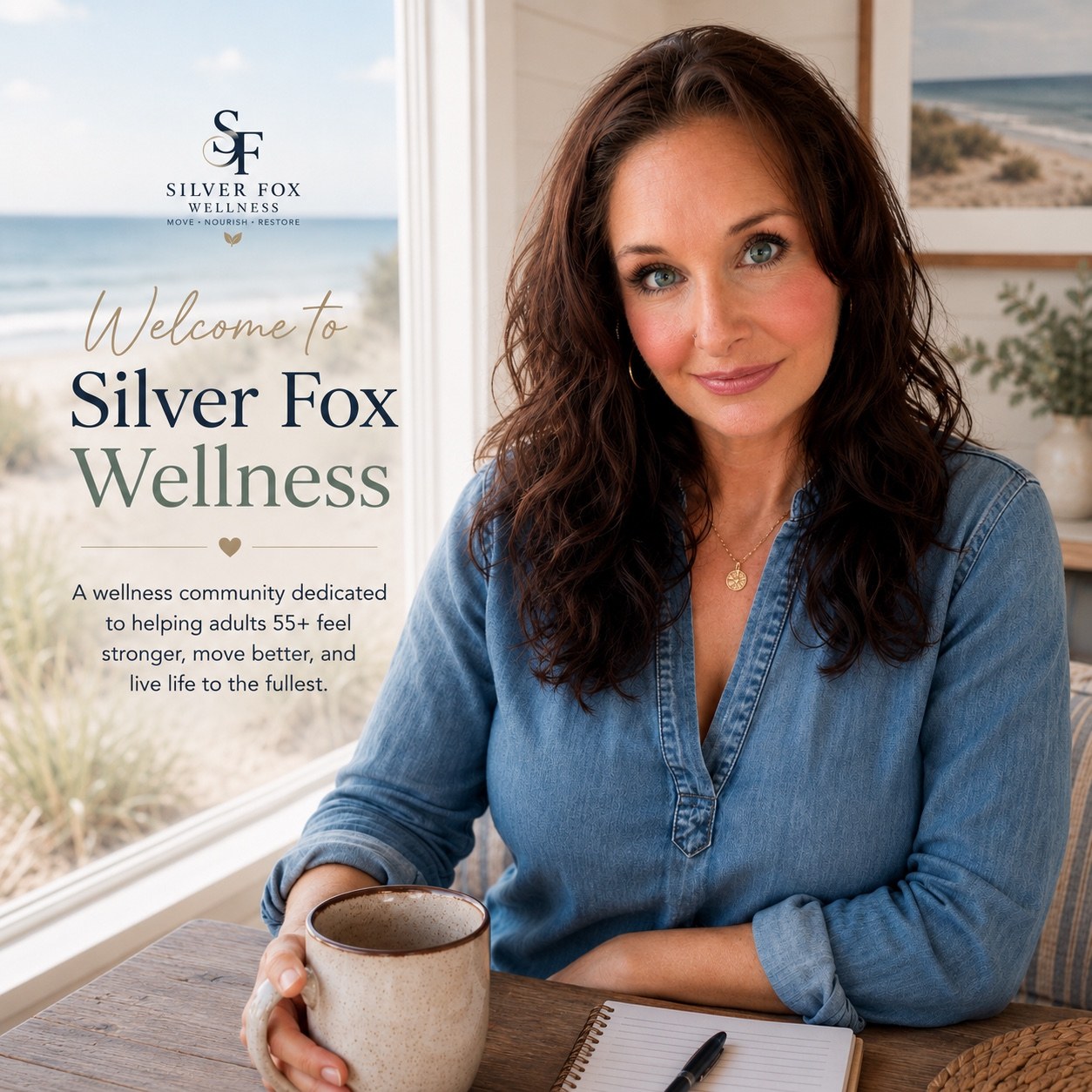 CJ, founder of Silver Fox Wellness
